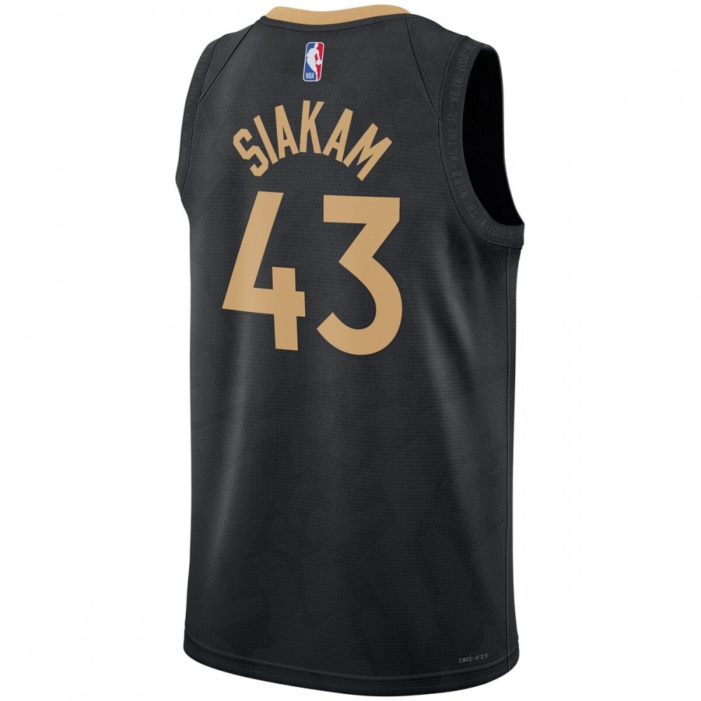 Pascal Siakam Toronto Raptors Unisex 2022/23 Swingman Jersey - City Edition - Black-Pro Kit Vault | Brand New 26/27 Sports Jerseys